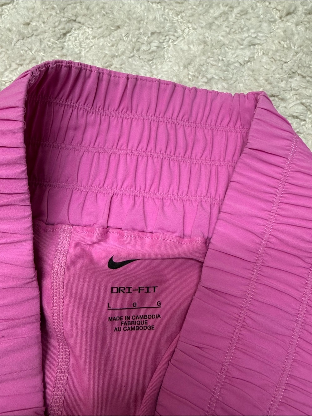 Nike One Ultra High Rise Skort Size Large Pink - Picture 4 of 6